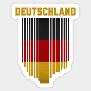 Germany flag, german flag Sticker